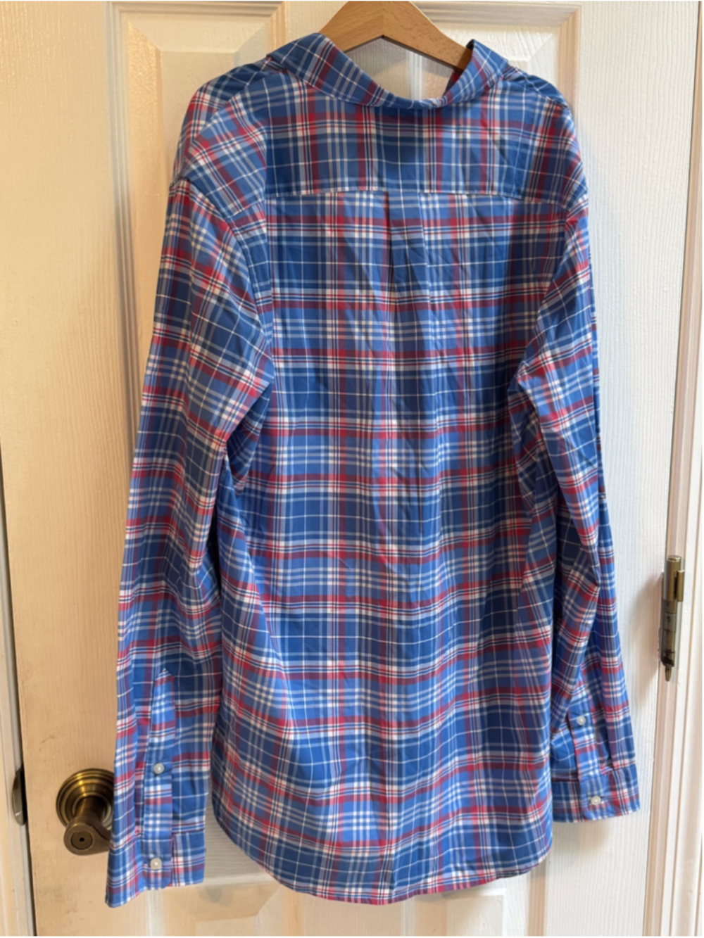 Boys Vineyard Vines Button Down Shirt Size L Blue Red Plaid - NWT - Picture 8 of 8
